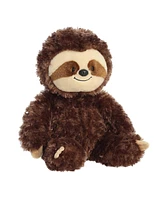 Aurora Medium Sloth Tubbie Wubbies Snuggly Plush Toy Brown 12"