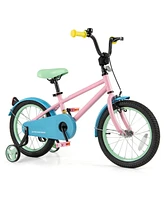 Hongge Kids Bike with Adjustable Handlebar and Saddle Pink-16 Inches