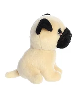 Aurora Small Preston Pug Petites Expressive Plush Toy Brown 7"