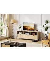 gaomon Tv Stand for 65 Inch Tv, Entainment Center with Open Shelf, Media Console with 3 Drawers