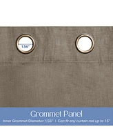 Linen Slub Blackout Grommet Pair (2 Panels