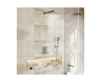 Casainc Pressure Balanced Tub and Shower Faucet with Rough Valve