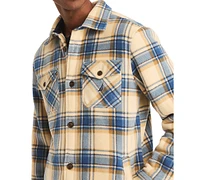 Nautica Men's Classic-Fit Plaid Fleece-Lined Button-Down Shirt