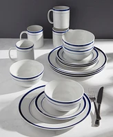 Studio Tu Round Ceramic 16-Pc. Dinnerware Set, Service for 4