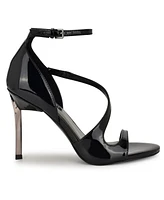 Nine West Women's Shimmy Asymmetrical High Stiletto Sandals