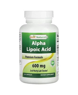 Best Naturals Alpha Lipoic Acid 600 mg