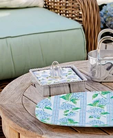 Mariposa Tote Bag Beaded Napkin Box Set