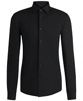 Boss by Hugo Men's Textured Performance Slim-Fit Dress Shirt