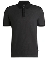 Boss by Hugo Men's Micro Pattern Polo