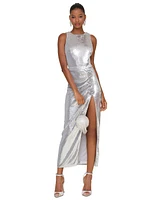 Avec Les Filles Women's Sequin-Embellished Crewneck Sleeveless Dress