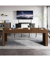 Tribesigns 6.6 ft Conference Table, 78.7" Large Office Meeting Table for 6-8 People, Modern Seminar Meeting Table Desk for Meeting Room, Home Office