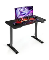 Skonyon Electric Standing Gaming Desk with Height Adjustable Splice Board