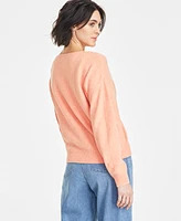 On 34th Women's Marled Boatneck Sweater, Exclusively at Macy's