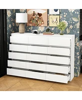 Homsee Modern 15-Drawer Dresser With Anti-Tip Safety And Minimalist Design