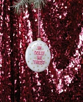 Cody Foster & Co. In Dolly We Trust Glass Ornament