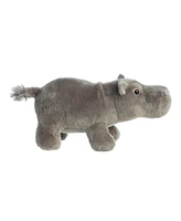 Aurora Medium Hippopotamus Eco Nation Eco-Friendly Plush Toy Gray 10.5"