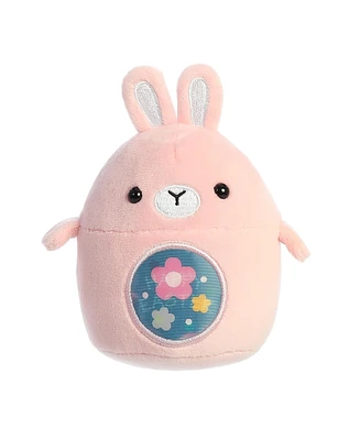 Aurora Mini Happy Easter Bunny Spring Vibrant Plush Toy Pink 3.5"