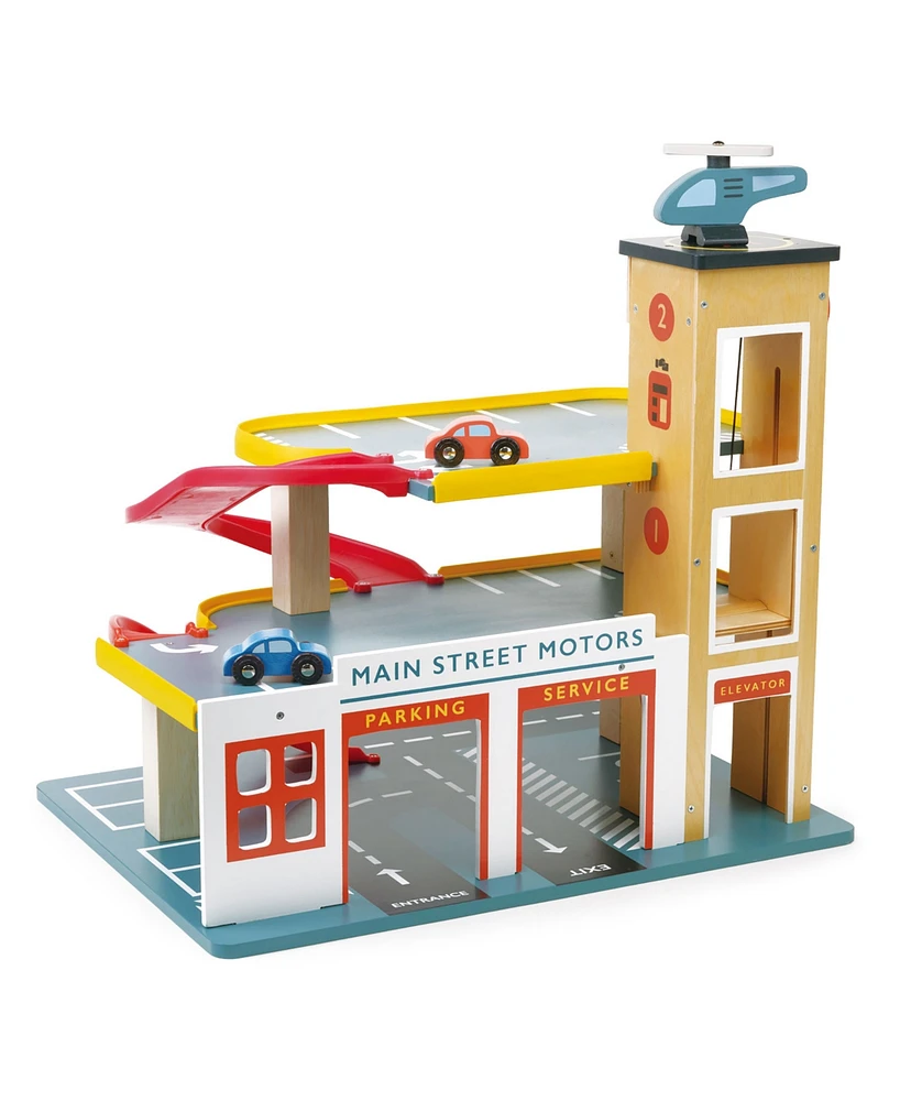 Mentari Toys Multi-Level Garage with Lift