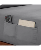 Bare Home Ultra-Soft Double Brushed Dual-Pocket Sheet Set California King