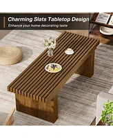 Tribesigns Rectangle Coffee Table: 47.24