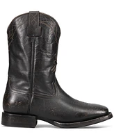 Frye Men's Hauser Logo Stitch Leather Pull On Boot