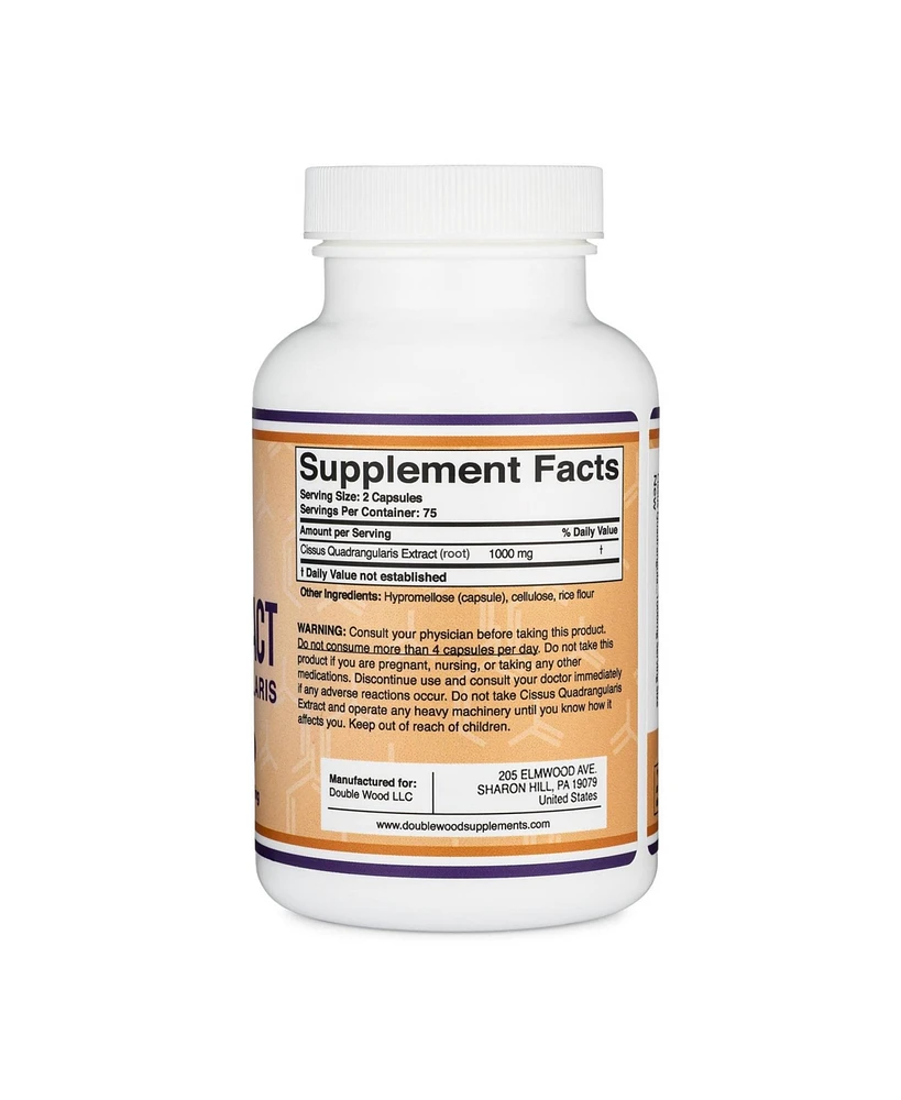 Double Wood Supplements Cissus Quadrangularis Extract