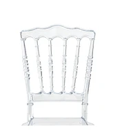 Streamdale Furniture Napoleon Transparent Bamboo Chair: Sophisticated Elegance for Weddings and Events