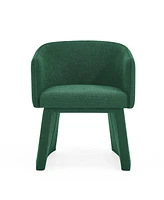 Streamdale Furniture Modern style simple and elegant chair, green leisure chair, suitable for dining/bedroom/living room/reception desk (assembly requ