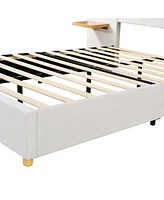 Slickblue Platform Bed with Two Outlets and Usb Charging Ports on Both Sides for Ultimate Convenience