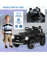 Hongge 12V Electric Kids Ride on Car Licensed Ford Ranger with Remote Control and Music
