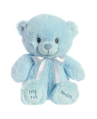 ebba Medium My First Teddy Adorable Baby Plush Toy Blue 12"