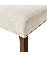 Dining Chairs Set of 2, Upholstered Kitchen & Dining Room Chairs(Cream)