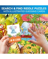 Quokka 70 Pieces Search & Find Riddle Kids Puzzles 4-6 Years Old