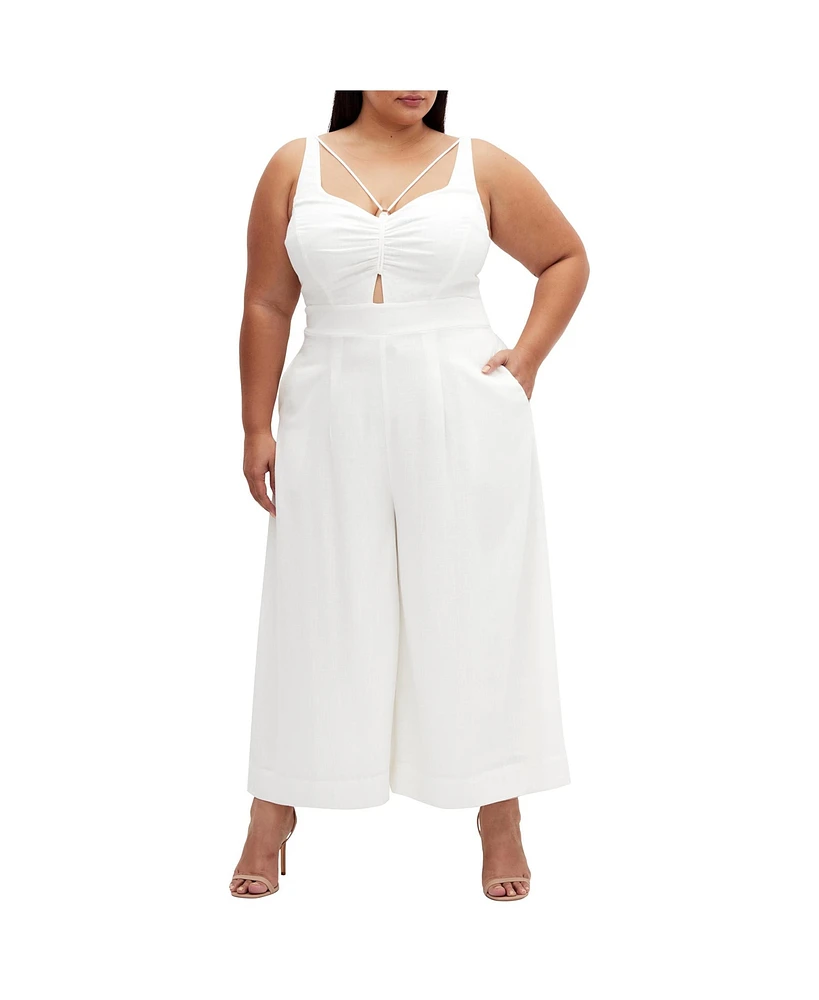 City Chic Plus Ryann Jumpsuit