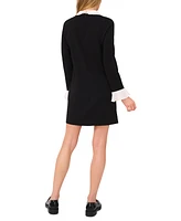 CeCe Women's Collared Shift Dress