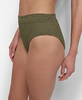 Dkny Women's High Waist Bikini Bottoms