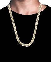 Men's Diamond Curb Link Chain 22" Statement Necklace (5 ct. t.w.) Sterling Silver or 14k Gold-Plated