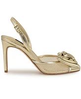 Nine West Women's Gergia Stiletto Heel Open Toe Dress Sandals