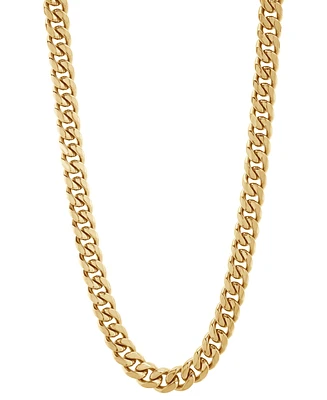 Blackjack Men's Miami Cuban Link 24" Chain Necklace (12mm) in Stainless Steel