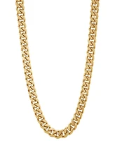 Blackjack Men's Miami Cuban Link 24" Chain Necklace (12mm) in Stainless Steel