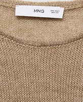 Mango Women's Round-Neck Knitted Sweater