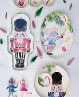 Vietri Nutcrackers Figural Platter