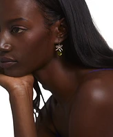 Eliot Danori Cubic Zirconia Bow Drop Earrings