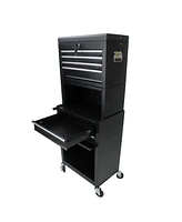 Slickblue High Capacity 6-Drawer Rolling Tool Chest with Wheels for Easy Storage and Mobility