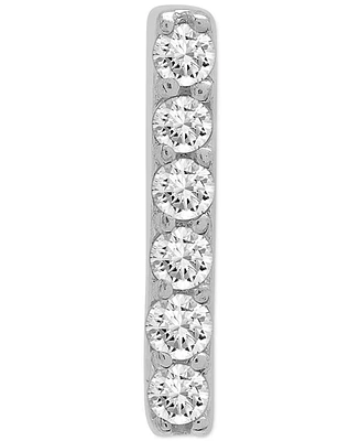 Wrapped Diamond Single Stud Earring (1/20 ct. t.w.) 10k White or Yellow Gold, Exclusively at Macy's