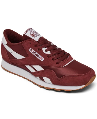 Reebok Men's Classic Nylon Casual Sneakers from Finish Line