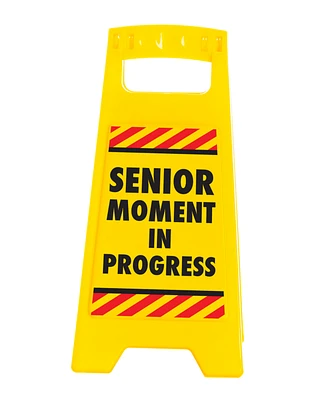 Boxer Gifts Senior Moment Gag Warning Sign