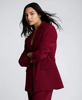 Kenneth Cole Women's Urban Stretch One-Button Boyfriend Jacket