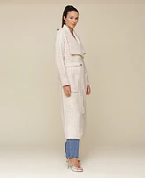 Avec Les Filles Women's Open Front Maxi Sweater Coat