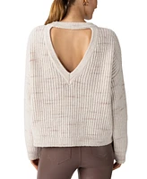 Sanctuary Women's V-Back Cutout Sweater